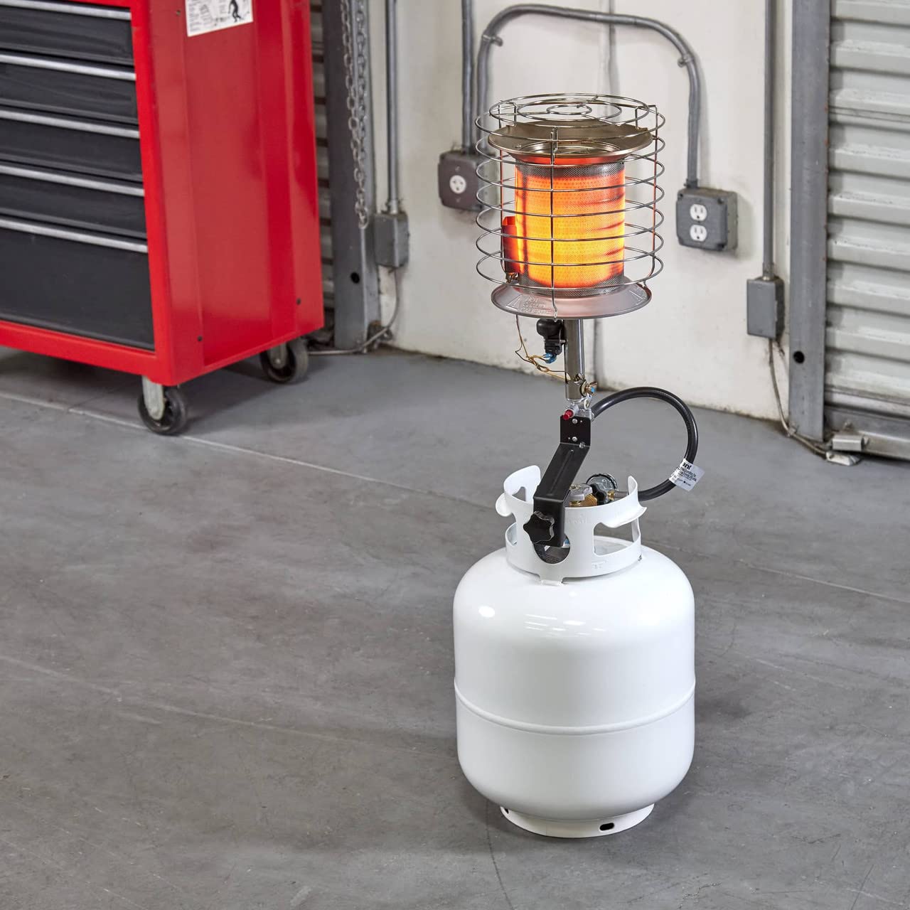 ProCom 360-Degree Tank Top Propane Heater - 42,000 BTU - Model# PCTT360,  White : Buy Online at Best Price in KSA - Souq is now Amazon.sa: Patio,  Lawn u0026 Garden