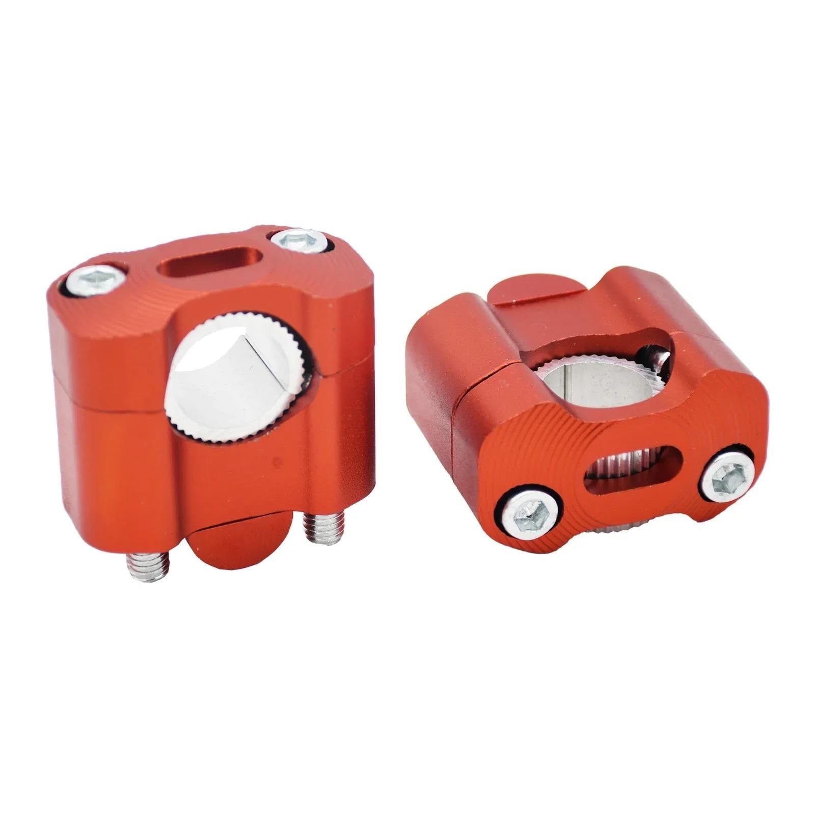 Hdhcscagh Orange Motorcycle Universal 22 Mm 28 Mm Handlebar Clamp Handlebar Risers Adapter Bar Clamps Handlebar Clamps Risers(,22 Mm)