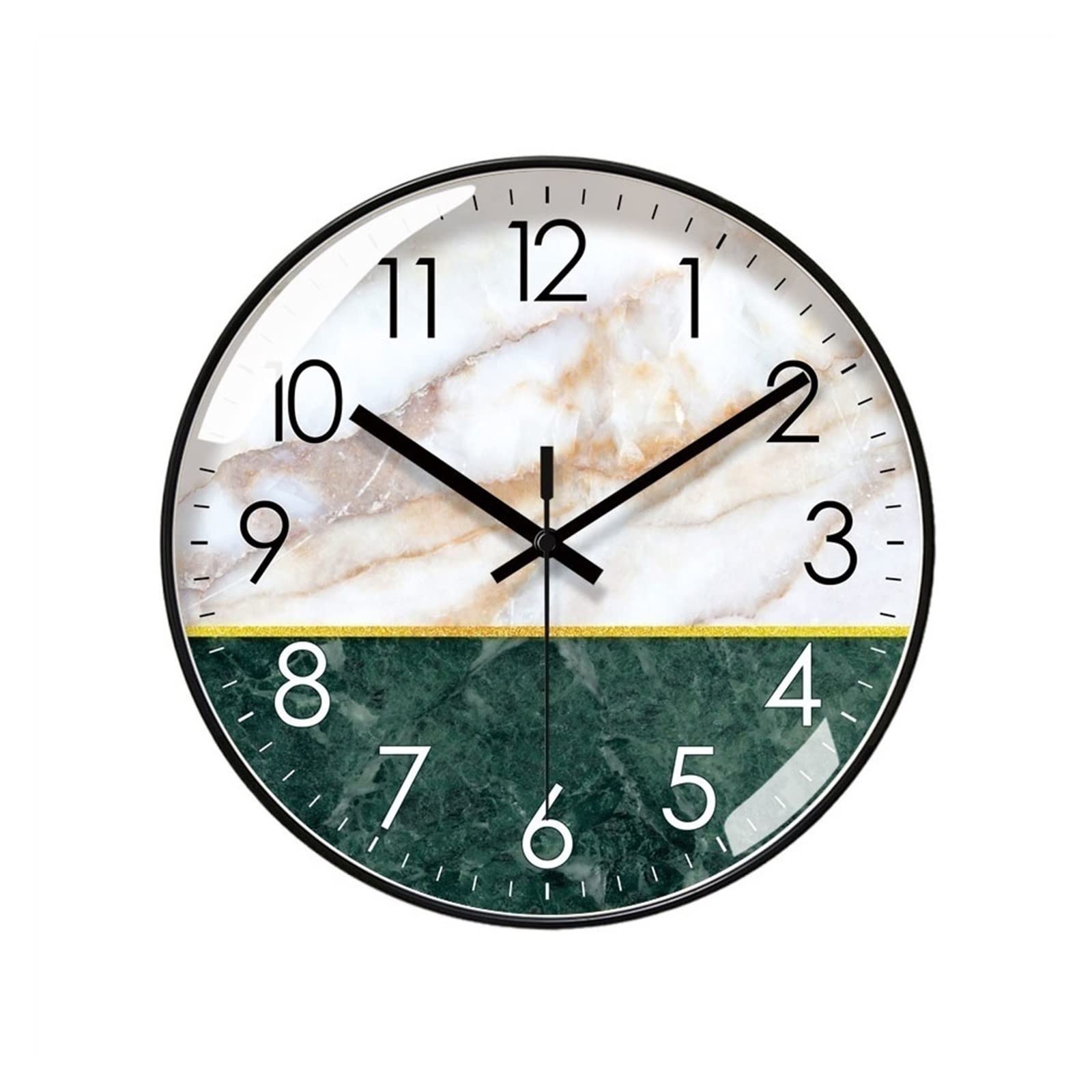 Horloge murale silencieuse TUSUOD pour chambre à coucher