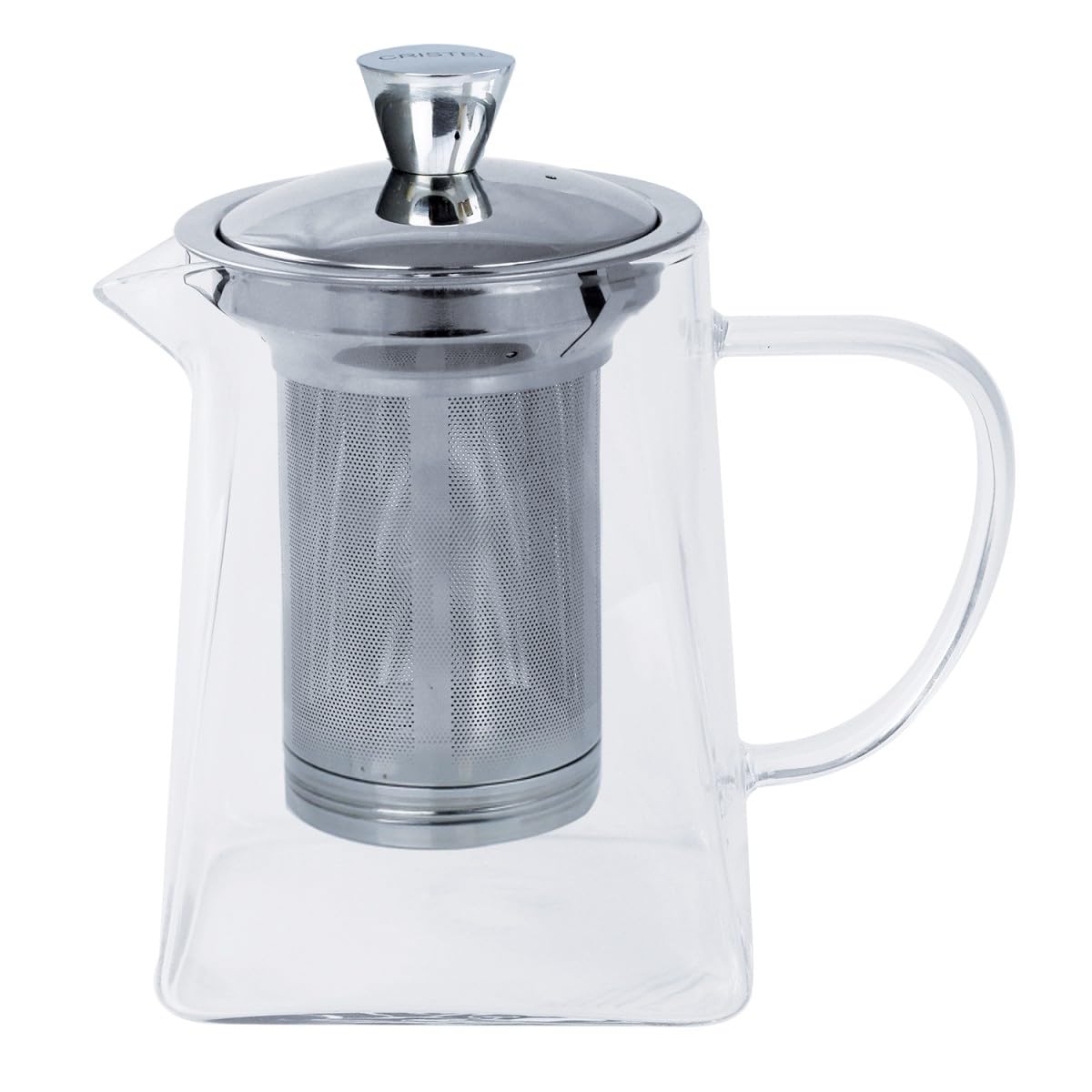 Cristel - Théière Rooibos en verre boroscilicate avec filtre inox dévissable 1,2 L - CRISTEL