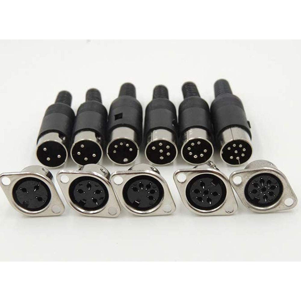 Connettore Spina Volante maschio DIN 5 Poli pin PS MIDI Generico