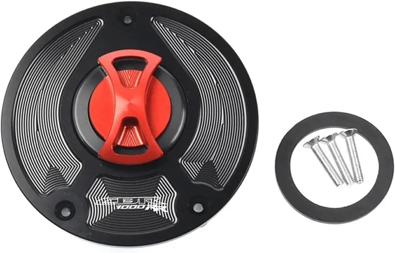 Keyless Motorcycle Fuel Gas Tank Cap CoverCompatible With CBR1000RR Fireblade 2000-2013 2006 2007 2008 2009 2010 2011 2012