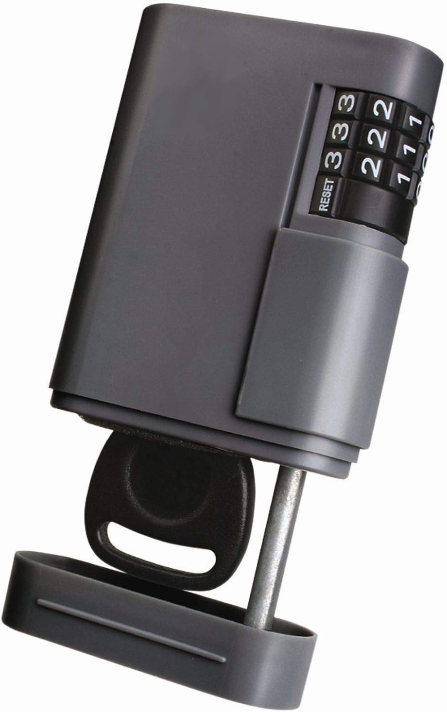 Kidde Locking Stor-A-Key Combination Key Ring Box with Magnet - Dark Grey