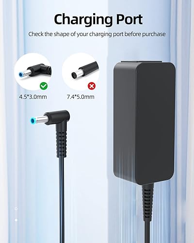 Miniatura 3 de Cargador de 45 W apto para HP 15-dw0220ng 15-dw3363st 15-dw3365st 15-dw1001wm 15-dw1083wm 15-dw0038wm 15-dw1081wm 15-dw0037wm 15-dw0037wm