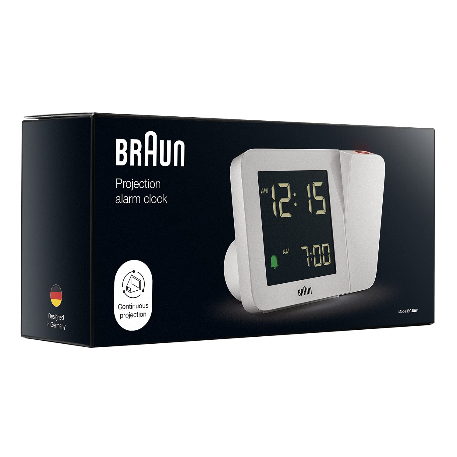 Braun BC15WUK Projection Alarm Clock