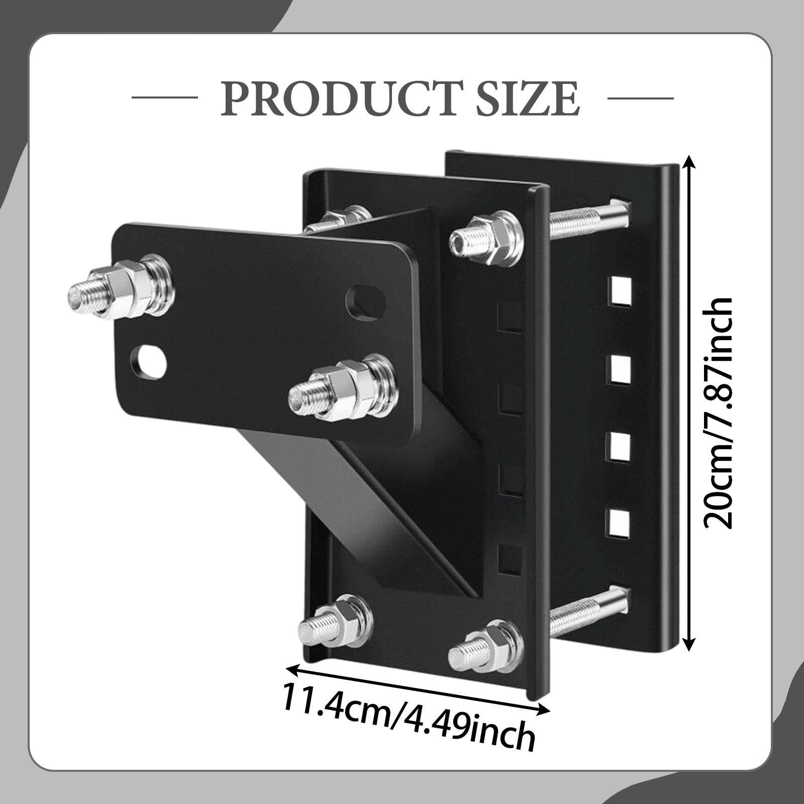 predolo llantas de repuesto genérico, soporte resistente para llantas de repuesto, para patrones de pernos de 4", 4.5", 4.75", 5" y