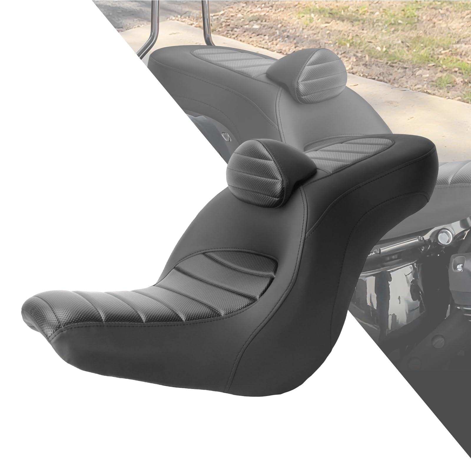 Photo 1 of HDBUBALUS Motorcycle Seat for Harley Softail 2018-2024
