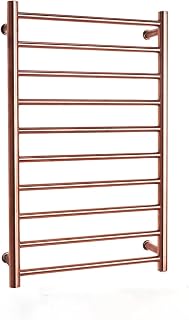 WESLNN Toallero Eléctrico Inteligente De Temperatura Constante, Toallero De Acero Inoxidable, Tendedero Calentado, Estante De Almacenamiento For El Baño, Calentador De Toallas(Rose Gold)