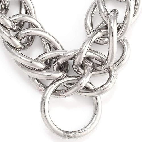 Miniatura 7 de Jointed Uxeter Kimberwicke Bit - Rodillo de boca para masticar caballos de acero inoxidable (longitud de la boca del caballo, 4.921 in)