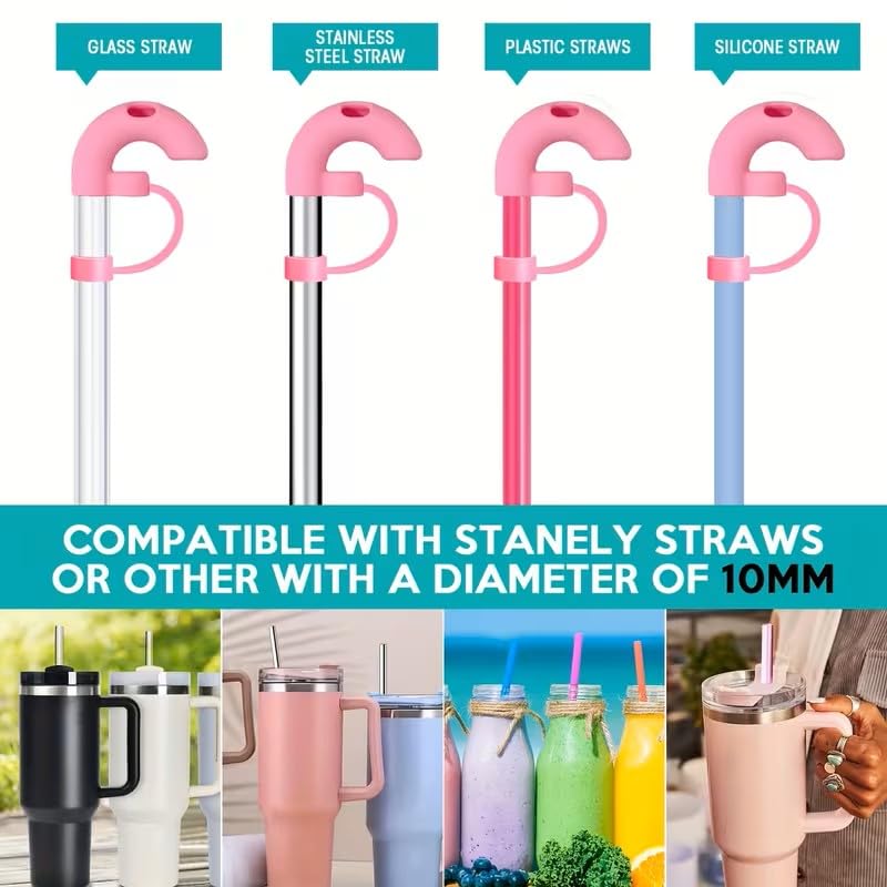 Yenigeldi Stanly Quencher Uyumlu Anti-Kırışık Silikon Pipet Kapağı – Dudak Kırışık Önleyici