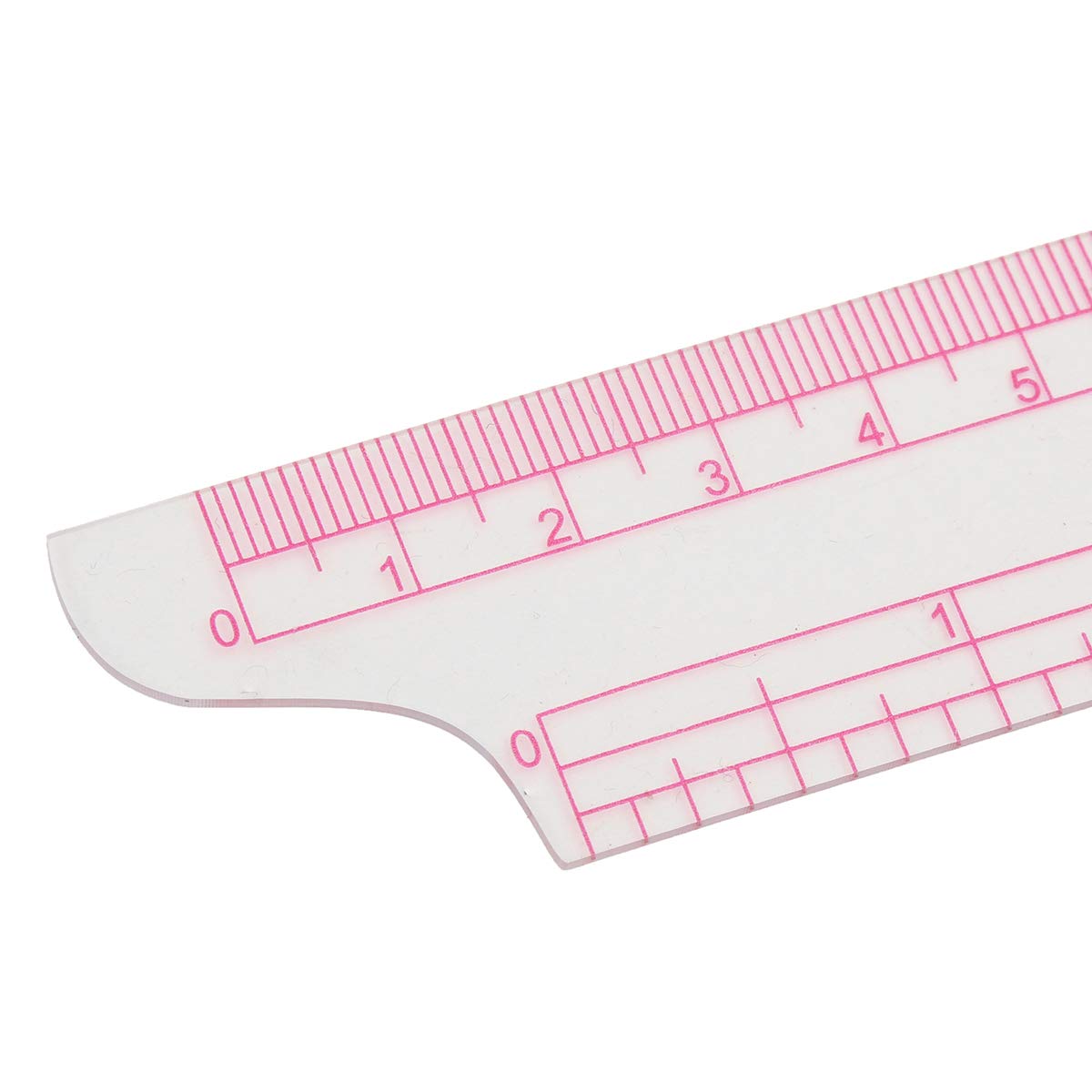 VIDOO 6 Set Klare Gerade Kurve Lineal Zeichnung Linie Nähen Schneiderei Design Werkzeuge