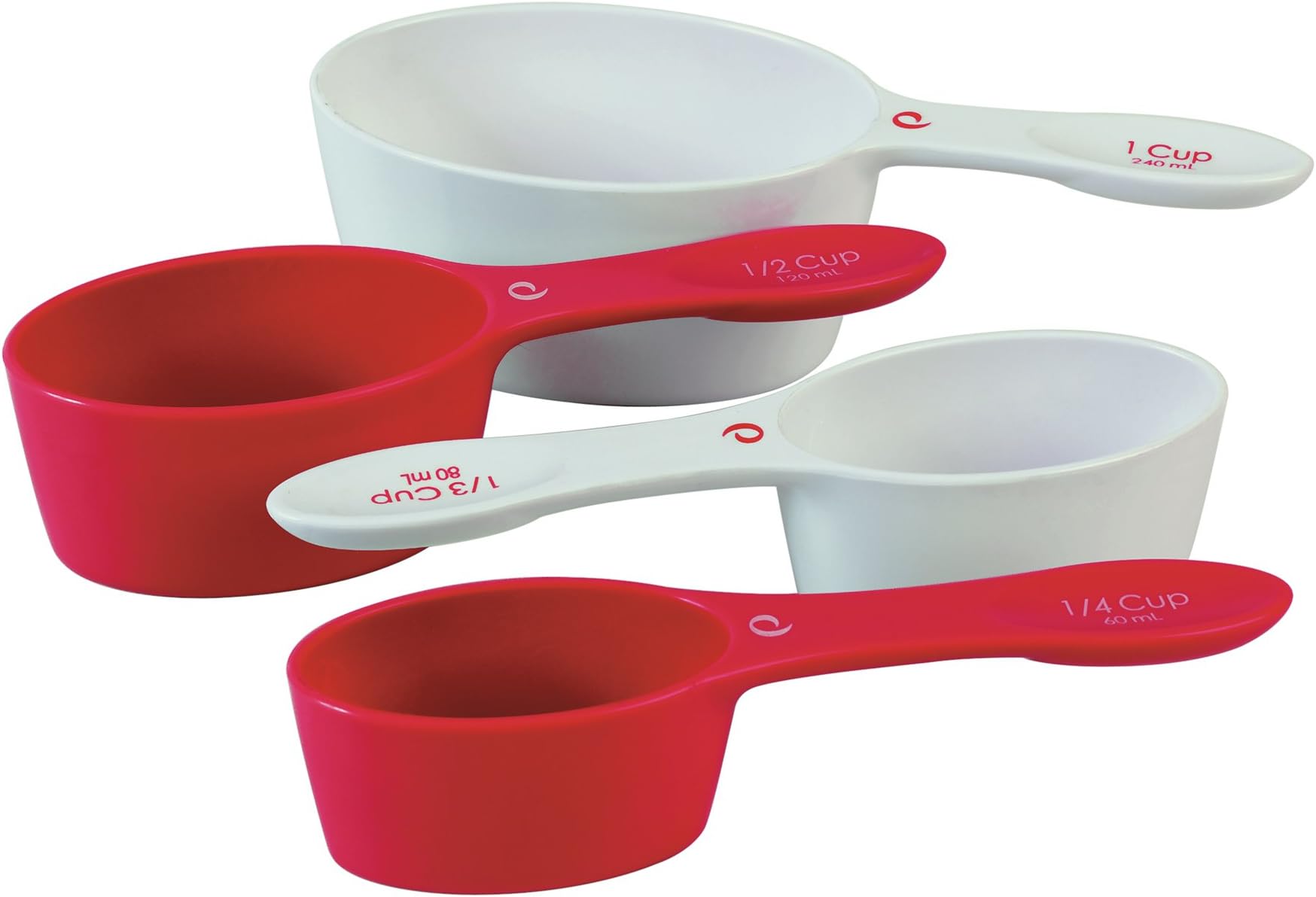 Prepworks by Progressive Magnetic Measuring Cups - 4 Piece Set Includes ¼ Cup, ⅓ Cup, ½ Cup and 1 Cup