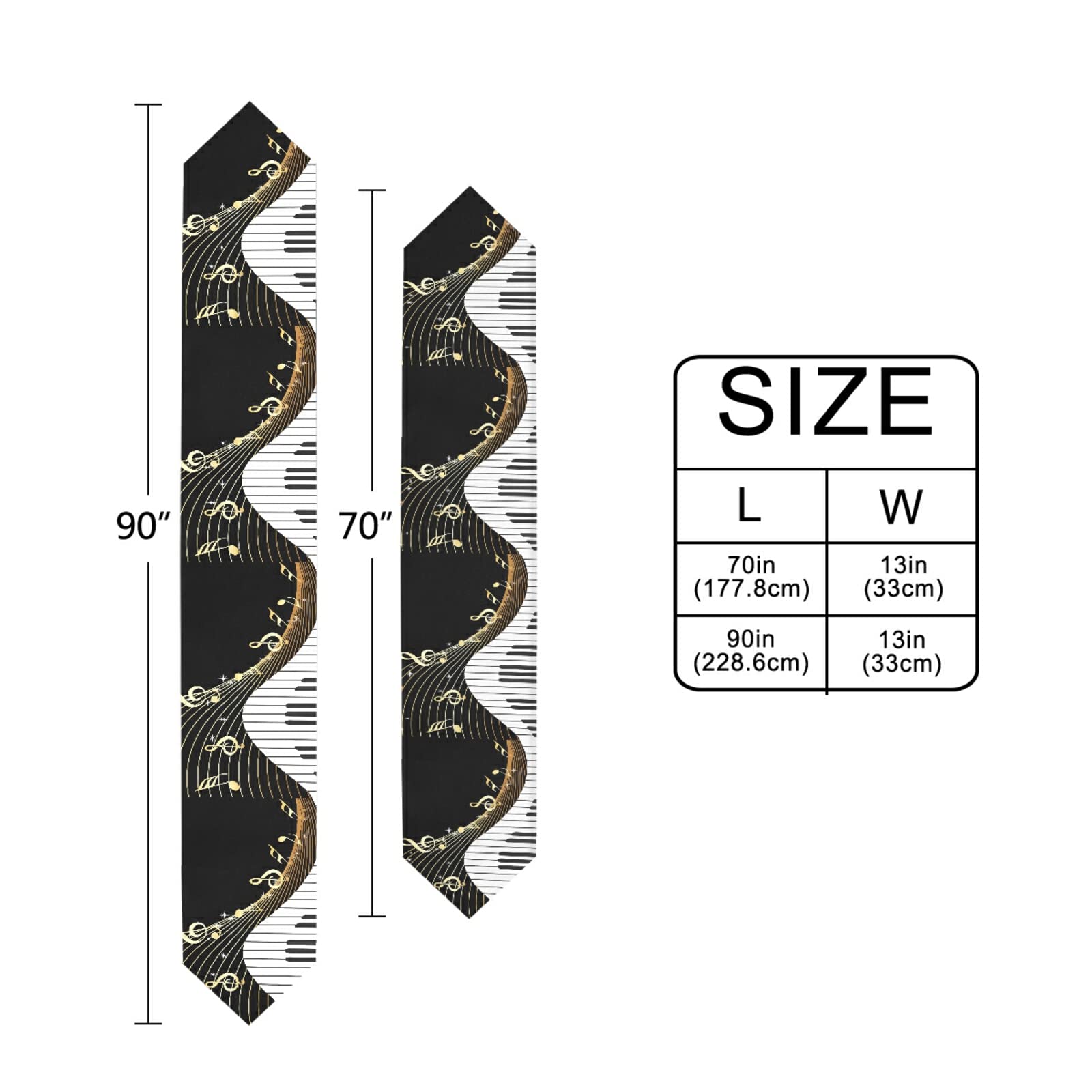 TropicalLife COZYhome Runner da tavolo lungo 180 cm con