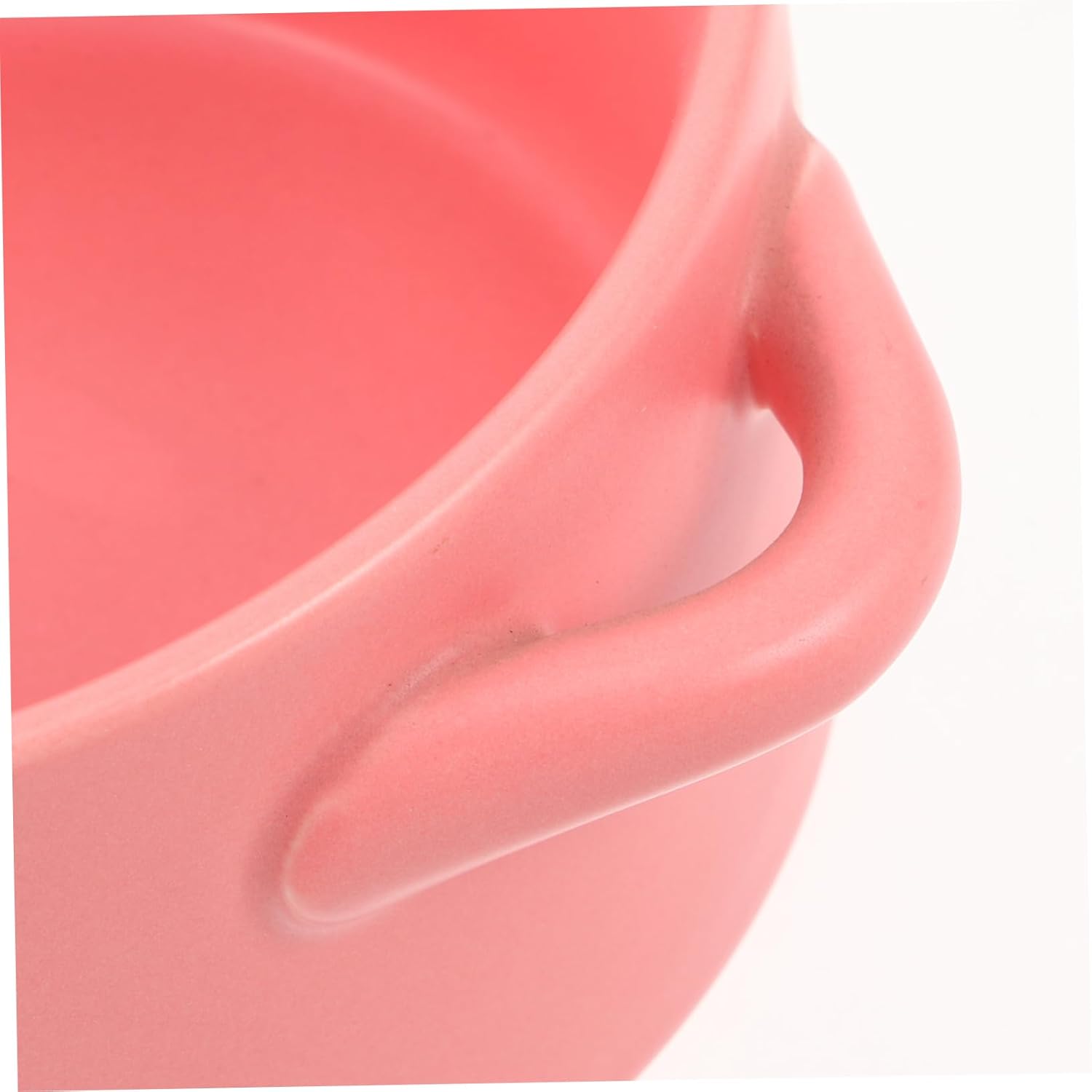 2pcs Round Ceramic Baking Dishes Set with Handles Bakeware for Lasagna Pies and Casseroles High-temperature and Microwave Safe for Kitchen and Restaurant Use