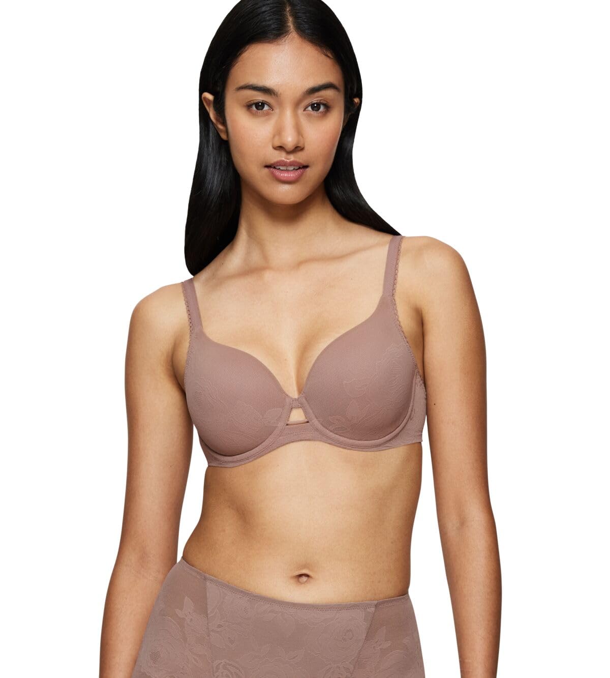 Triumph Damen Minimizer-BH Wild Rose Sensation W01, mit Bügel, ohne Polsterung, Verstellbare Träger