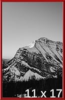 Vista 54 de Frame It Easy Marco de metal rojo de 24 x 36 pulgadas (Hanover)