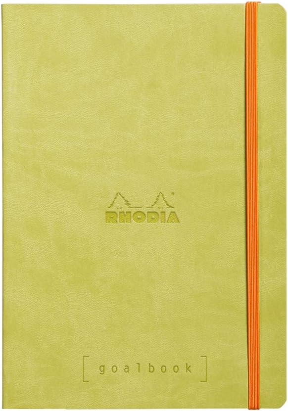 Rhodia Goalbook Journal, A5, Dotted Anise Green Office