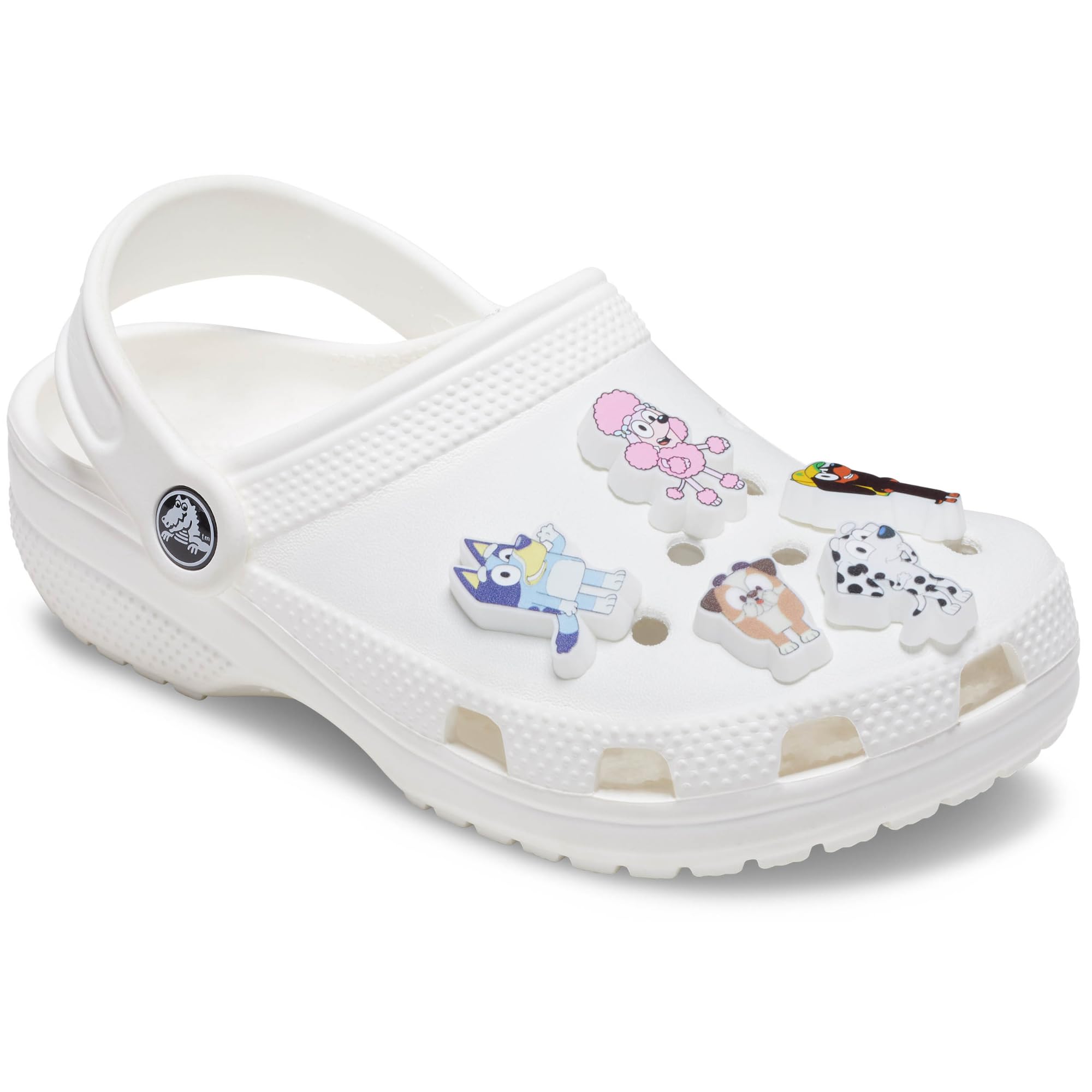 Crocs Unisex Bluey 5-pak zawieszek do butów, wielokolorowe, jeden rozmiar, wielobarwny, Rozmiar Uniwersalny