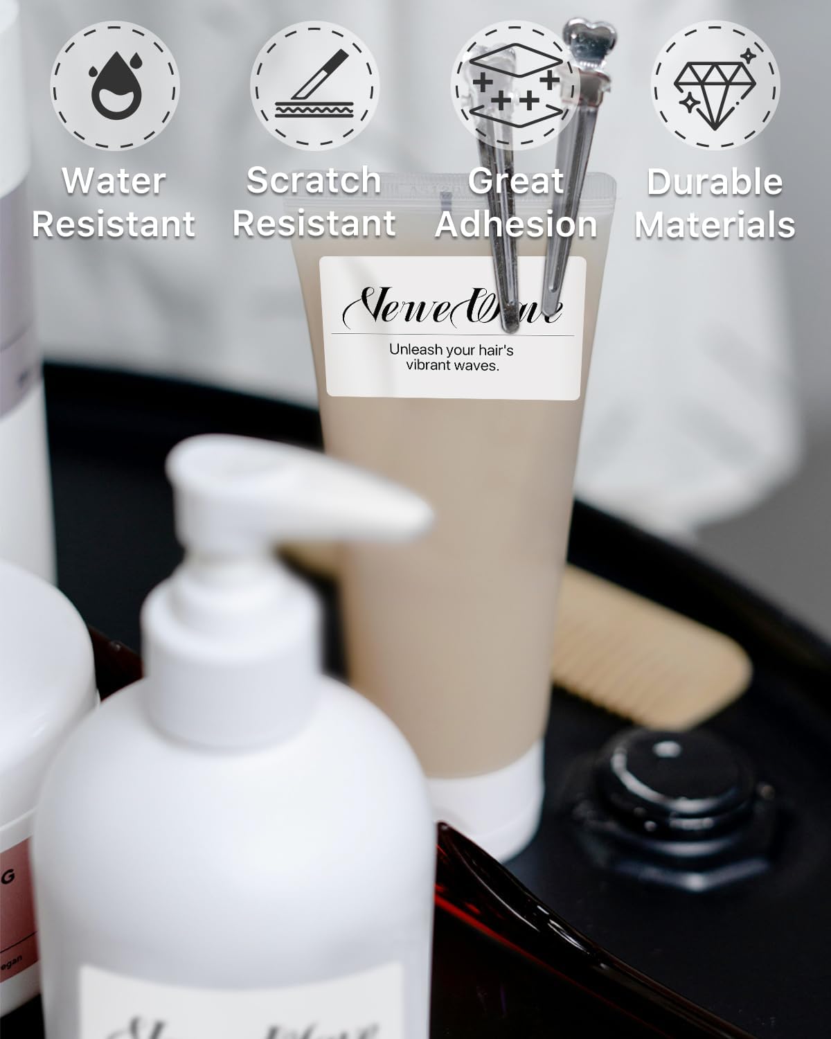 iEager 2.25x1.25 Inch Thermal Labels, White Durable Thermal Printer Stickers, Self-Adhesive Rectangle Shipping Label Printer Sticker for Barcode, Name, Address, 1000 Labels/Roll - Image 3