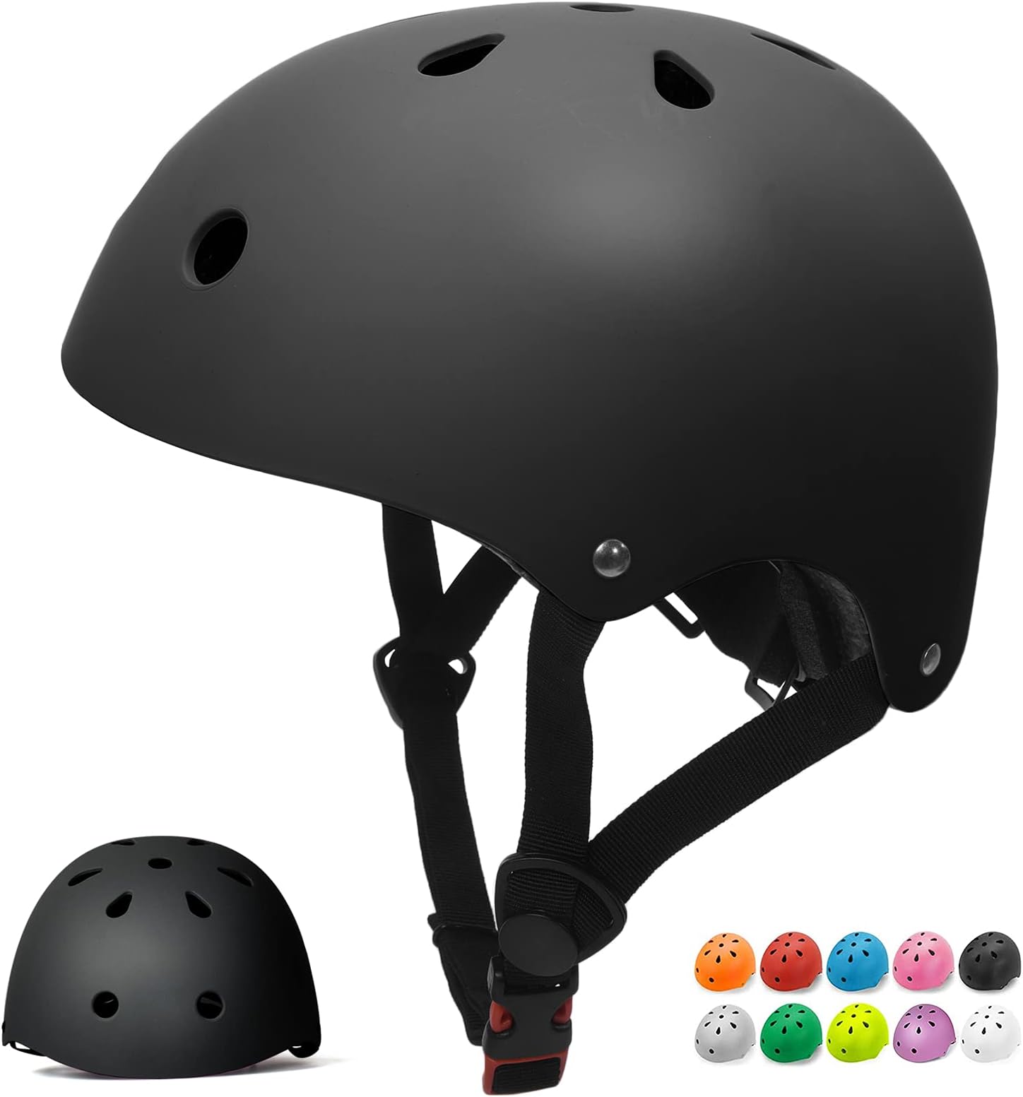 Glaf Toddler Bike Helmet 2-8 Years Old Kids Helmets Boys Girls Multi-Sport Helmet Adjustable Skateboard Cycling Helmet Lightweight 2 Sizes