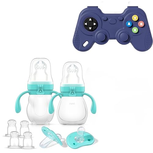 NCVI Alimentador de frutas para bebés y juguetes de dentición NCVI (control de juego) disponible en Yaxa Colombia