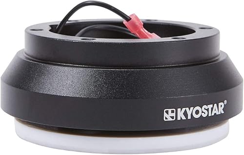 Miniatura 4 de Kyostar Volante de aluminio negro Adaptador de cubo corto liberación rápida Boss Kit para Toyota Celica Supra MR2 Yaris 120H 8322 #