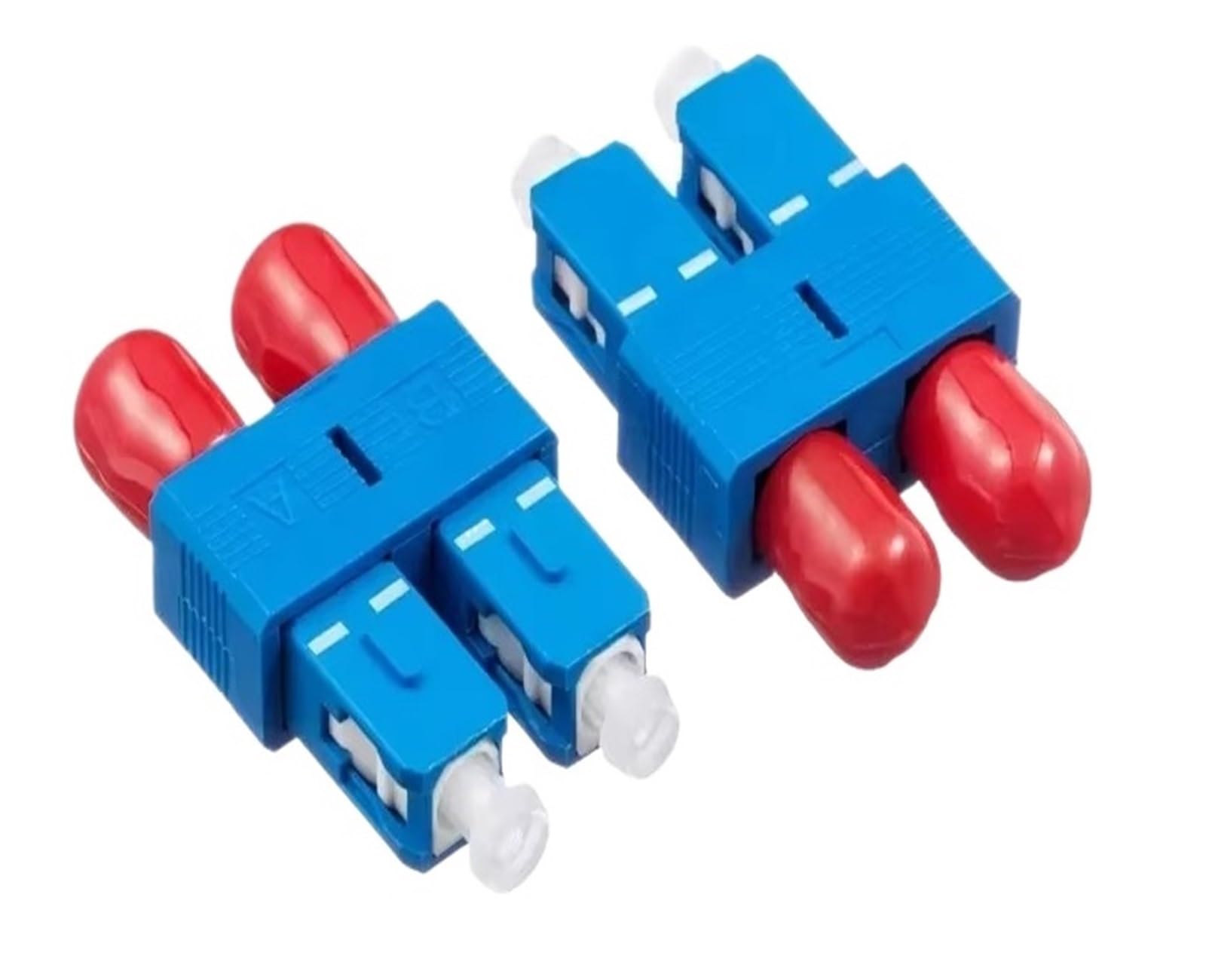 Connecteur duplex fibre optique SC mâle vers ST femelle, coupleur, convertisseur de puissance optique, gestion des signaux, vérification des liens(1pc)