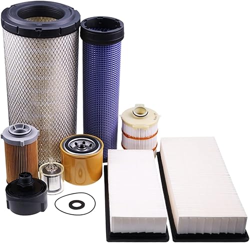 Miniatura 2 de Kit de filtro de 1000 horas compatible con cargador de orugas Caterpillar 259D 279D 289D 299D 299D2