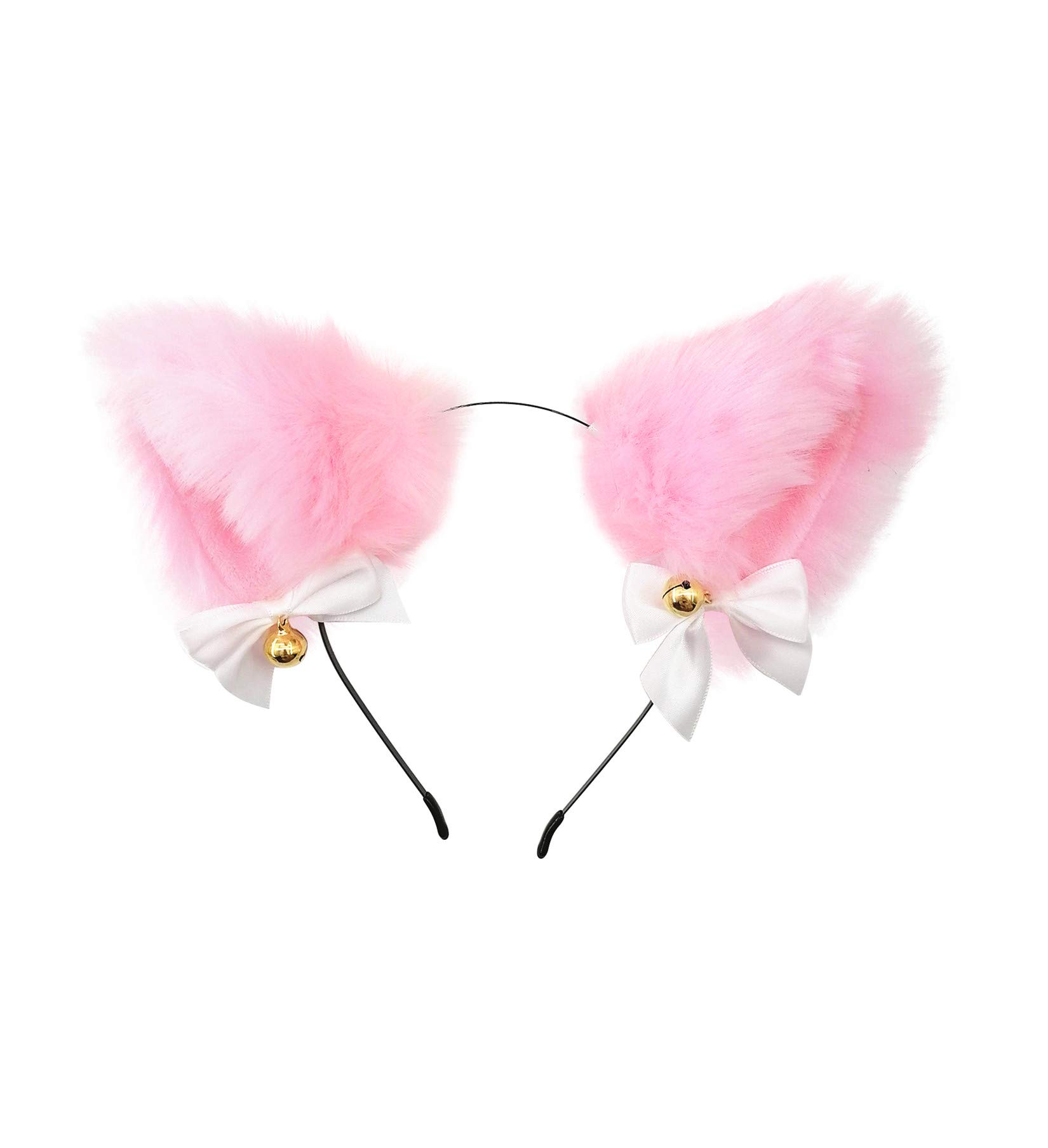 Fox Cat Dog Ears Headband Halloween Cosplay Hairband Hair Hoop with Bells