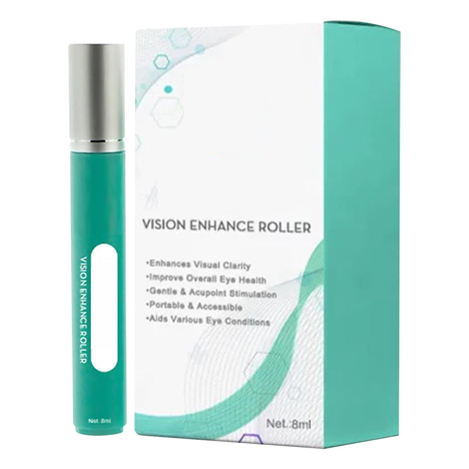 8ml Eye Relief Roller, Vision Enhance Ophthalmic Massager, Innovative Eye Care To Restore Vision, Ophthlamed Vision Roller, Vision Enhance Roller, Ophthalmoid Vision Enhance Roller, Relieve Fatigue