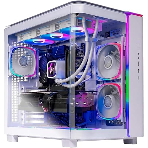Skytech Gaming King 95 Desktop PC, Ryzen 7 9800X3D 4.7 GHz (5.2 GHz), NVIDIA RTX 5070 Ti 16GB, 1TB Gen4 NVMe SSD, 32GB DDR5 RAM 5600 RGB, 850W Gold ATX 3 PSU, 360mm ARGB AIO, Wi-Fi, Win 11
