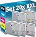 Produktbild Inkadoo 20x Patronen kompatibel für Brother LC-970 DCP 135c 150c 153c MFC 235c 260c 660cn