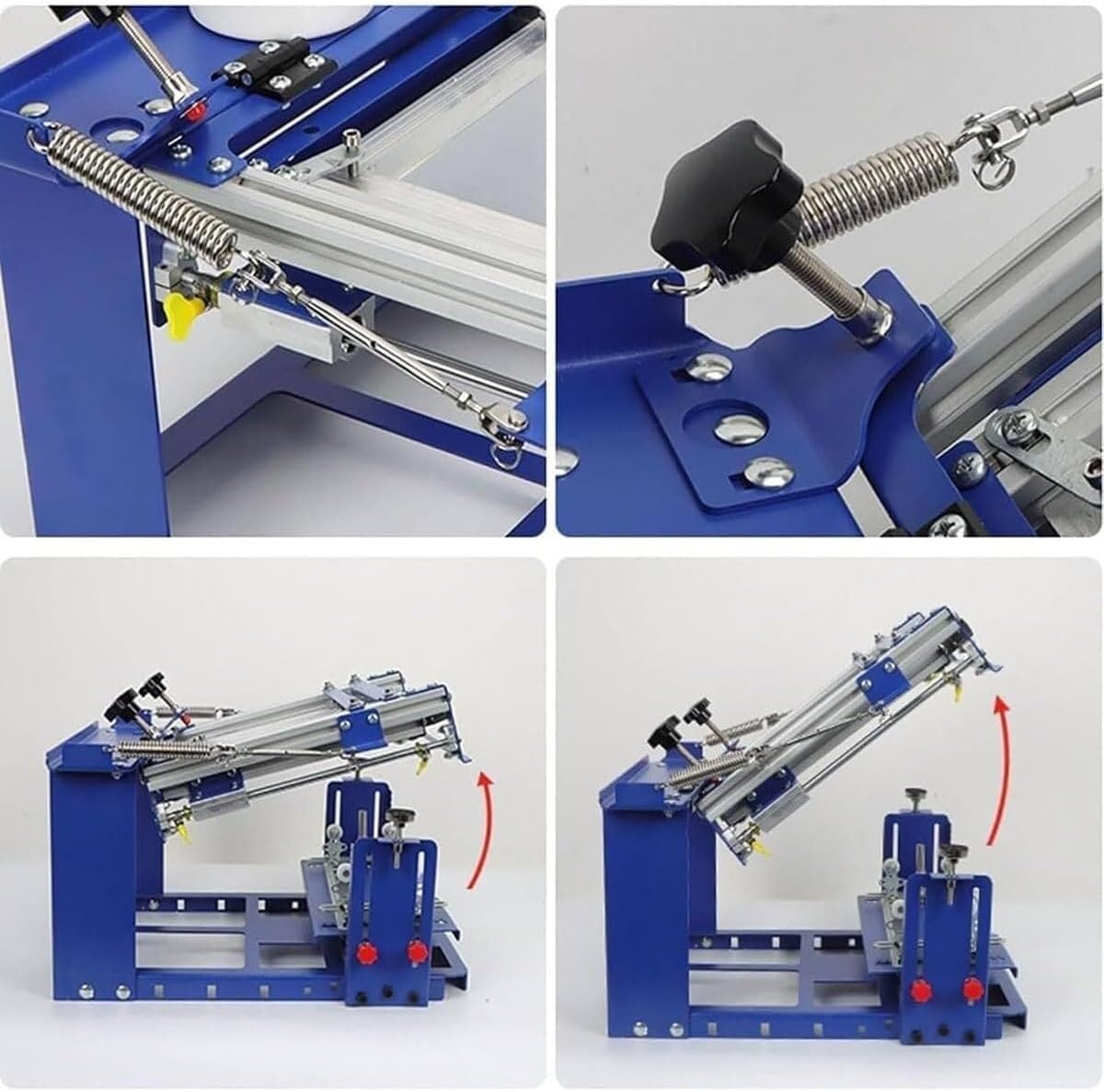 Curved Bottle Screen Printing Machine, Manual Cylinder Printing Machine, Curved Screen Printing Machine Cylindrical Products with Diameter Less Than 80mm