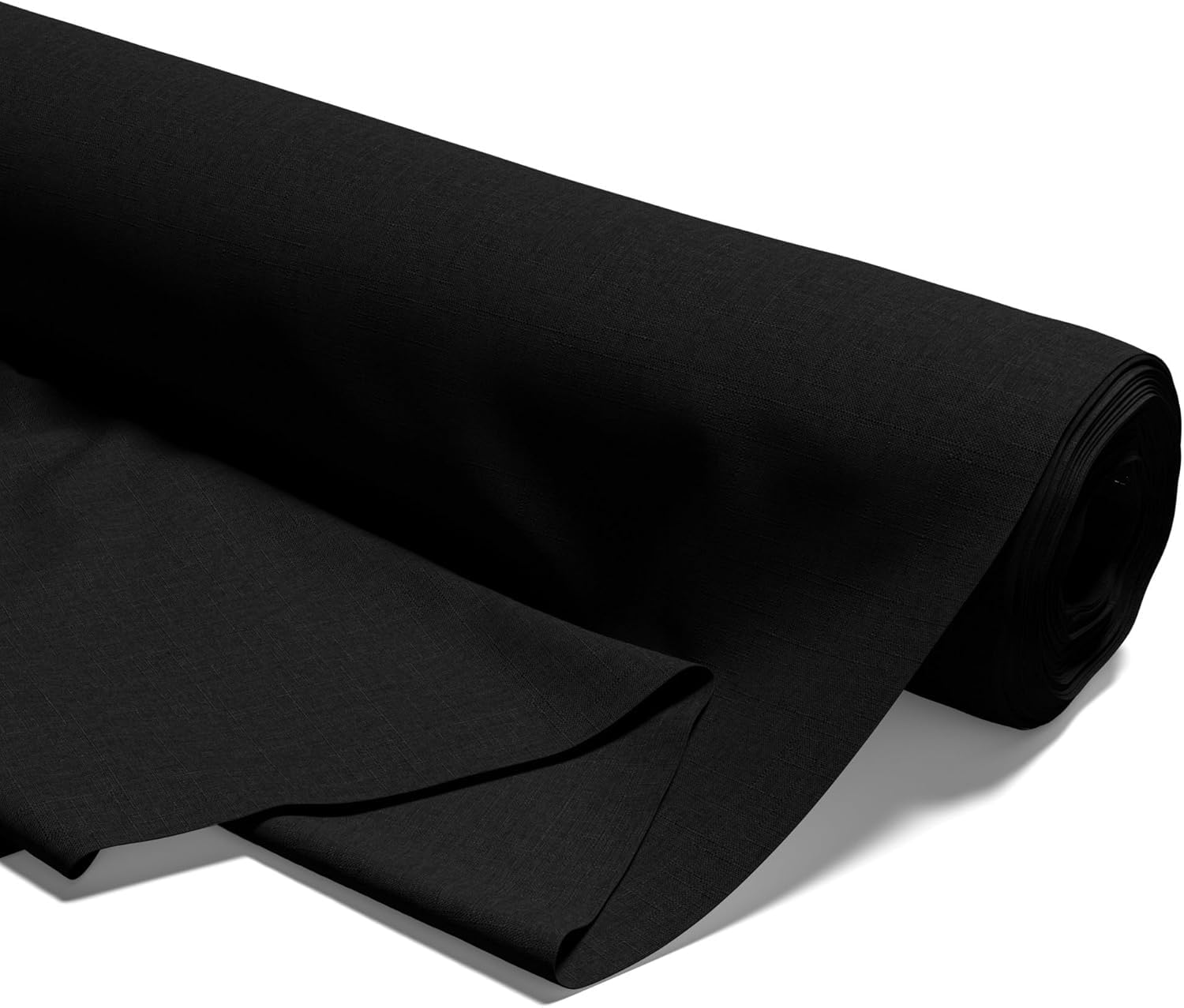 Tissu coton au mètre en - Tissus à coudre au mètre Tissu de décoration léger pour enfants Tissu à la mode au metre pour Couture Noir ou Blanc (NOIR, 5 mètres de 240 cm de Largeur)