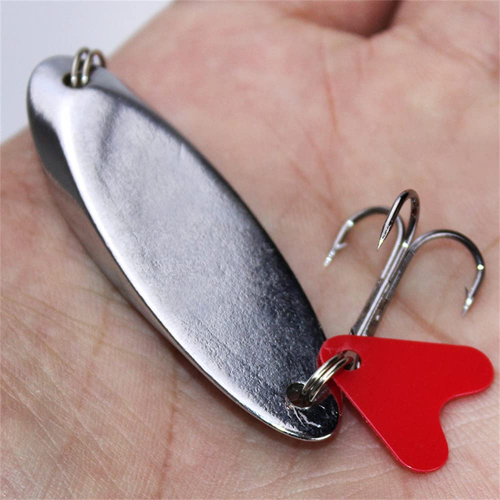 Mostra Delle Copie Rapinate Delle Esche Di Cucchiaio Del Metallo Di Pesca Image88229082 - Foto 9