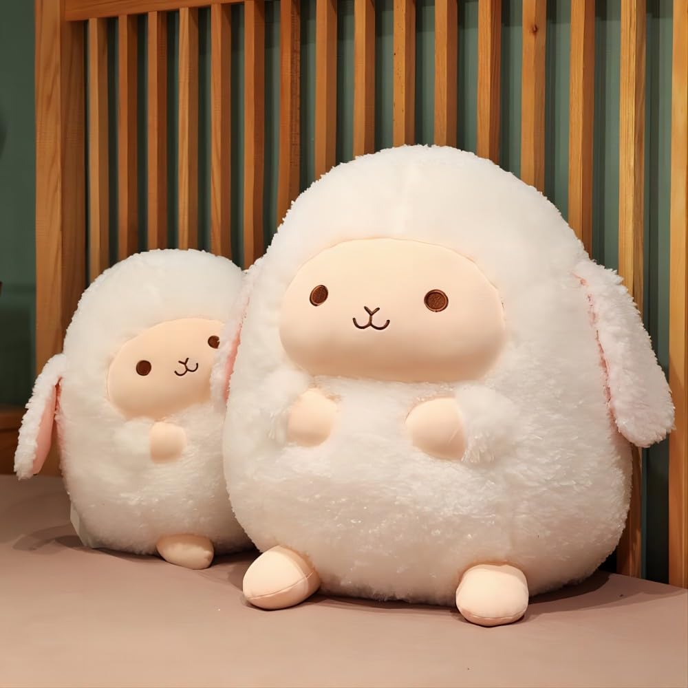 ほわふわ生まれたての子羊ちゃん　ぬいぐるみ　13cm くまぬいぐるみ ふわもこ星くまちゃんぬいぐるみ くま 白(中