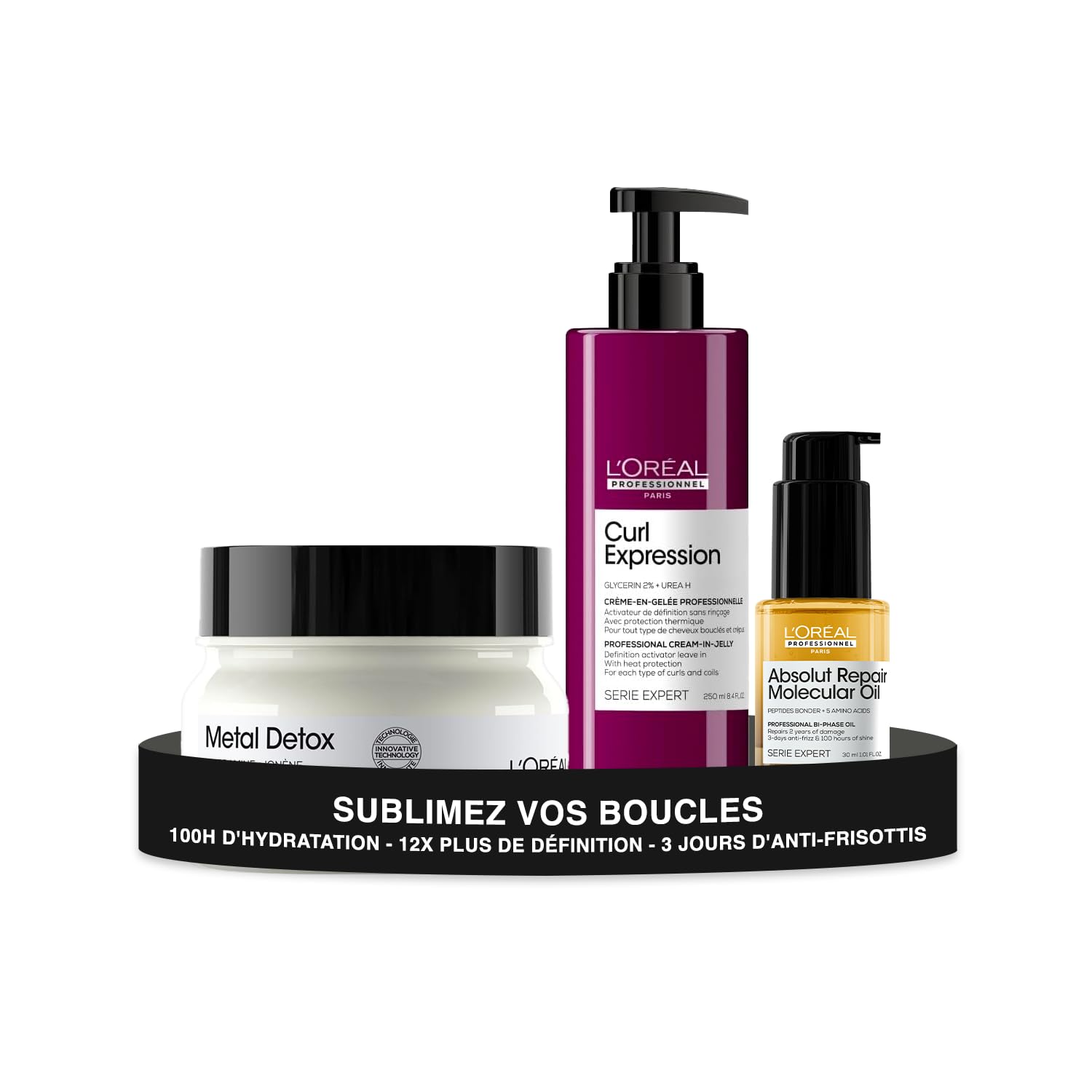 Routine Cheveux Bouclés L'Oréal Professionnel Gelée et Masque