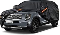 Vista 80 de Kayme - Cubierta completa impermeable de 7 capas para Dodge Challenger Hellcat (2008-2024), apta para todo clima, protección p/exteriores contra