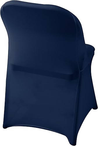 Vista 79 de Fundas de elastano para silla, 12 unidades, protector lavable, fundas de silla plegables para sala de estar, fiesta, banquete, boda, hotel Esmeralda