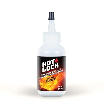 Vibra-TITE 19960 Hot-Lock Extreme High Temperature Threadlocker, Translucent