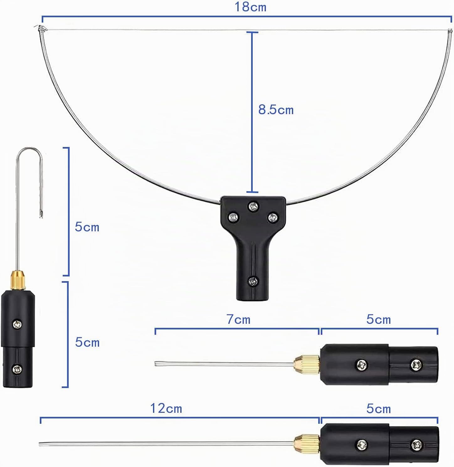 Coupe-polystyrène 4 en 1 avec régulateur de tension numérique, coupe mousse électrique GOCHANGE, stylo de découpe de polystyrène 100-240 V / 9-27 W avec adaptateur de tension réglable