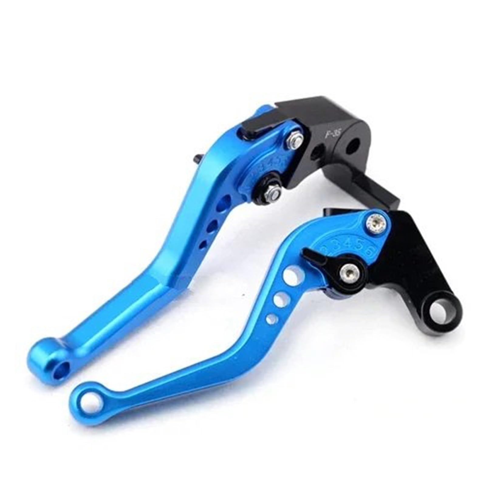 Kkmnaif Short Blue Brake Clutch Lever Motorcycle Short/Long Brake Clutch Levers For For Z750 Z750s Er6n Er6f Zrx400 Zxr400 Zzr 400/600 Zr750 Zephyr Gpz500s W800