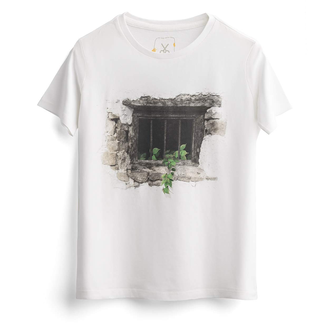 KAFTJail Women's Design Printed Crew Neck T-Shirt Regular Fit 100% Cotton