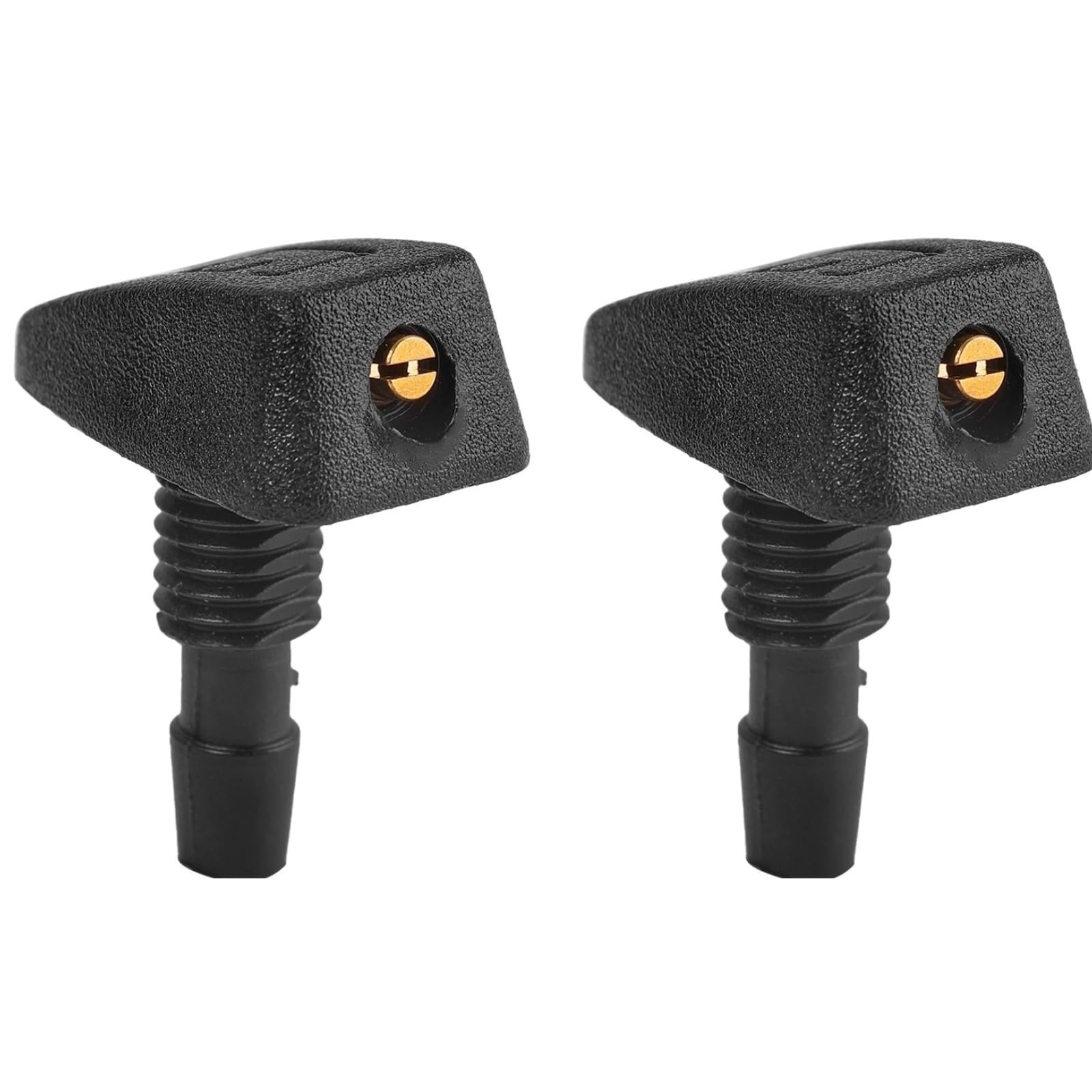 Buse de lave-glace avant pour pare-brise de voiture universelle noire