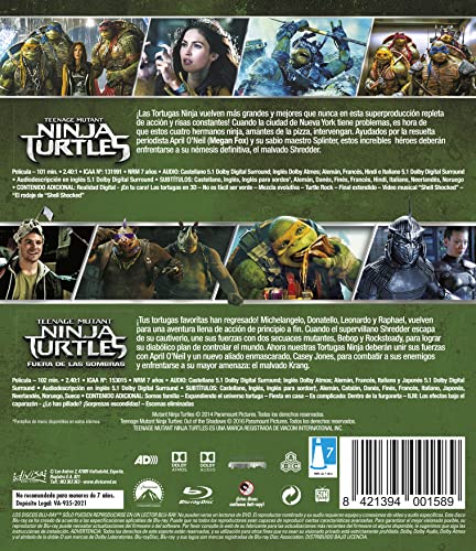Ninja Turtles pack double Blu-ray le cinéma d'action chez vous - 3
