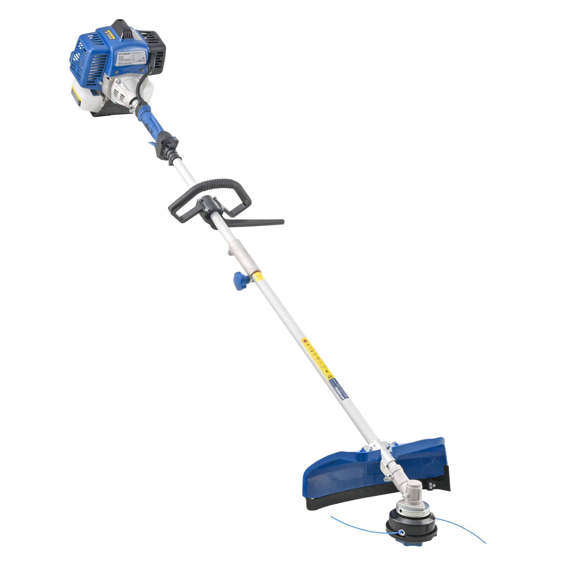 Hyundai Multi-Tool Térmica 56CC 5-en-1 - Desbrozadora, Corta-setos, Sierra de podar & Accesorios, Eje Separable, arnés Incluido, Sistema de jardinería versátil