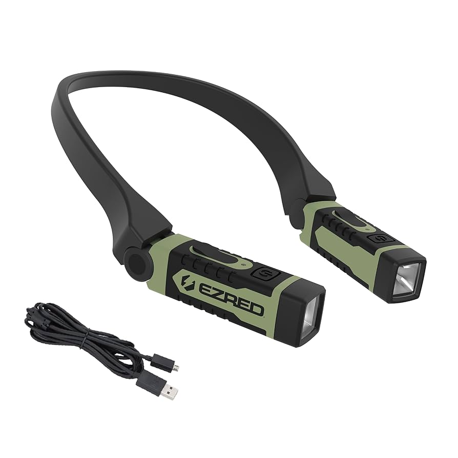 EZRED ANYWEAR Rechargeable Neck Light for Hands-Free