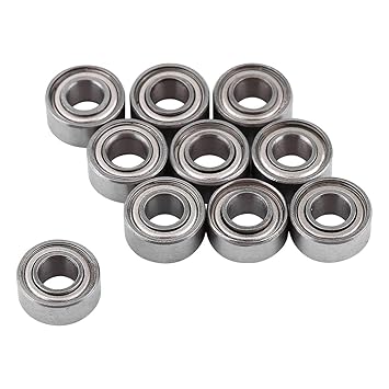 685ZZ, Mini Bearing 5mm Shaft/Rod Double Shielded Bearing Steel Miniature Bearing for Ship Model