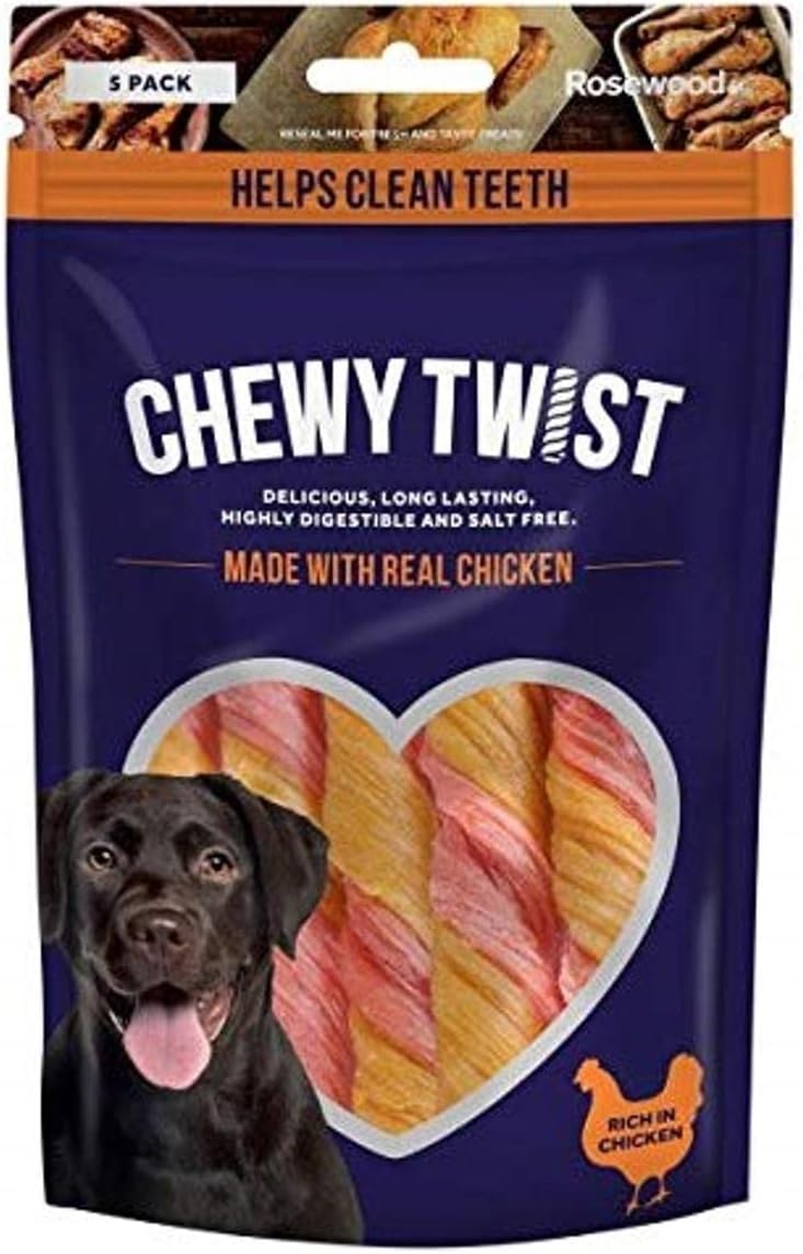 Rosewood Chewy Twists Kip, 115g