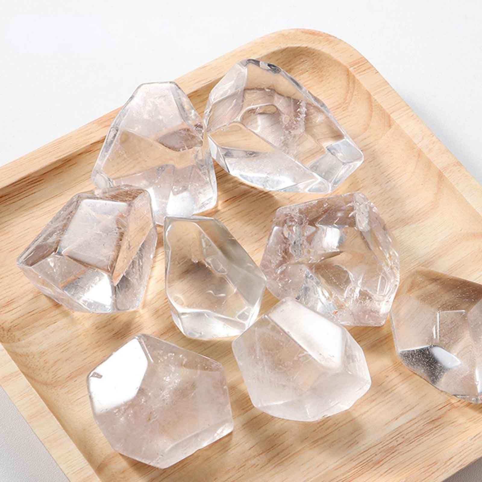 Jasne kryształy kwarcu, naturalne do uzdrawiania Reiki(50~100g)
